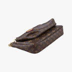 Louis Vuitton Multy Pochette Soir Monogram Brown Khaki Canvas — view 5