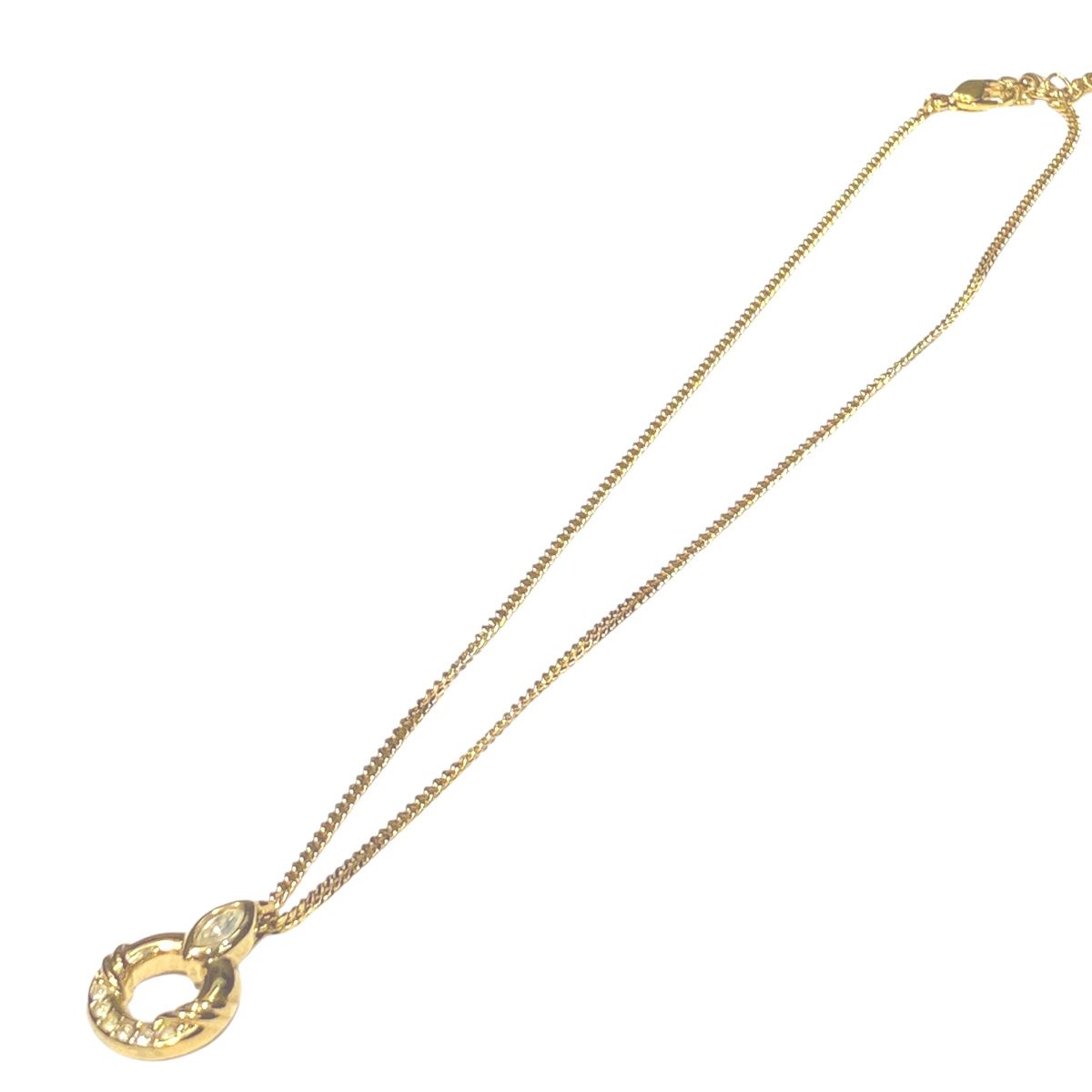 Dior Circle Rhinestone Necklace 22 — view 3