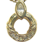 Dior Circle Rhinestone Necklace 22