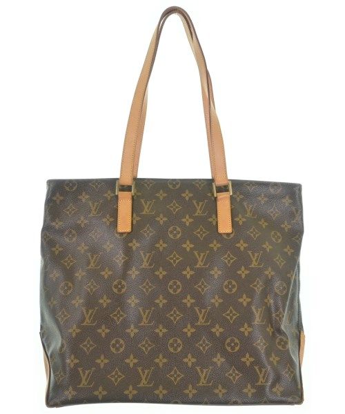 Louis Vuitton Monogram Cabas Mezzo Tote Bag Brown