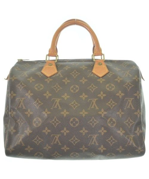 Louis Vuitton Monogram Speedy 30 Handbag Brown