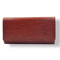 Louis Vuitton Epi Multicles 4 Key Case Logo Leather Brown Key Holder