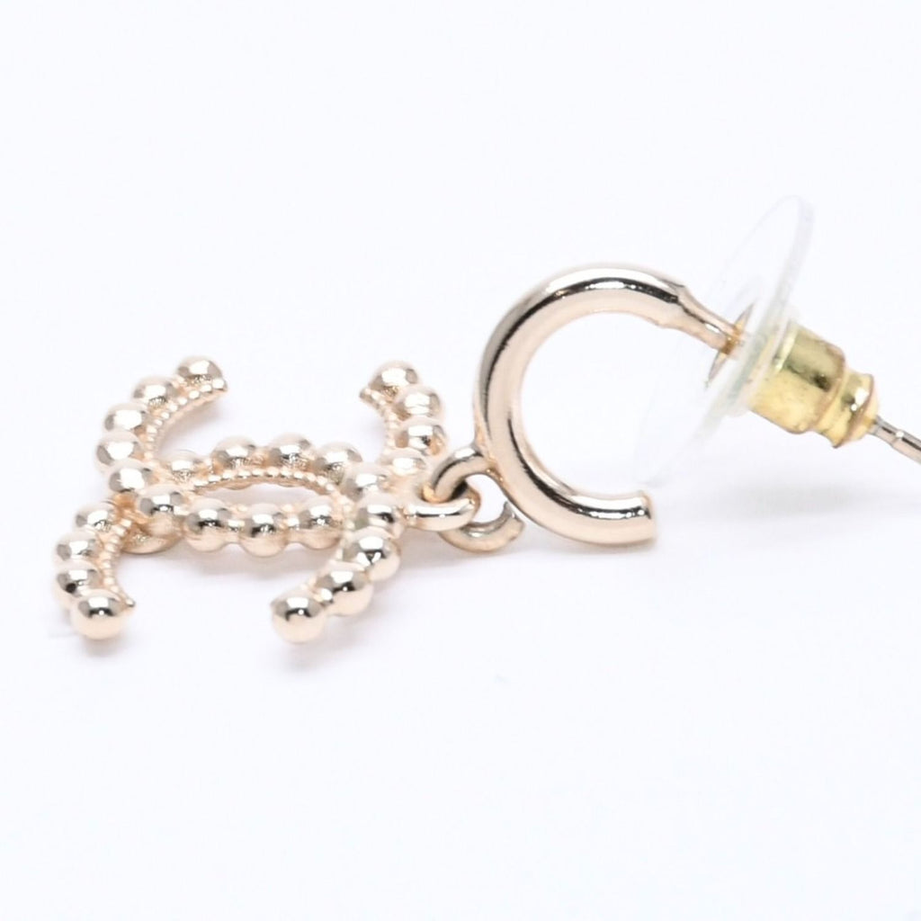 Chanel CC Logo Swing Earrings 22 — view 6