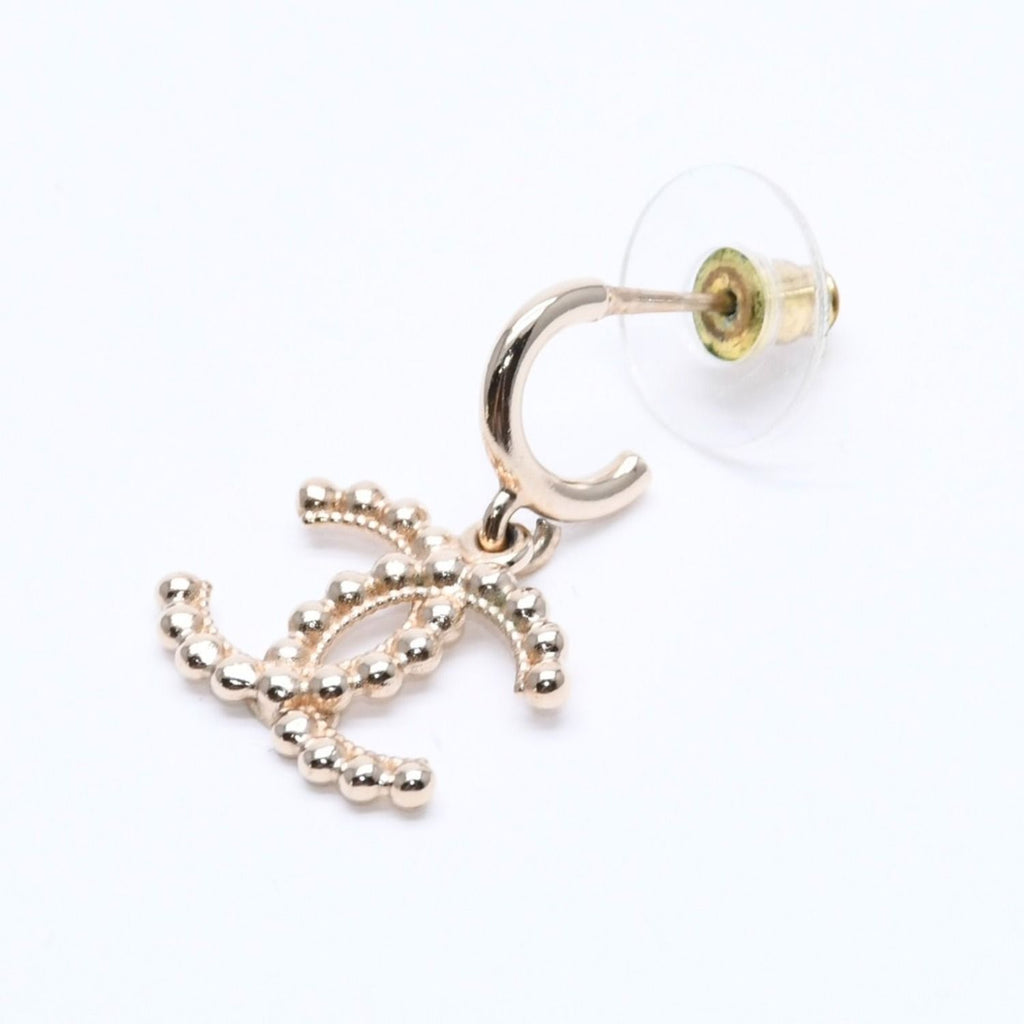 Chanel CC Logo Swing Earrings 22 — view 3