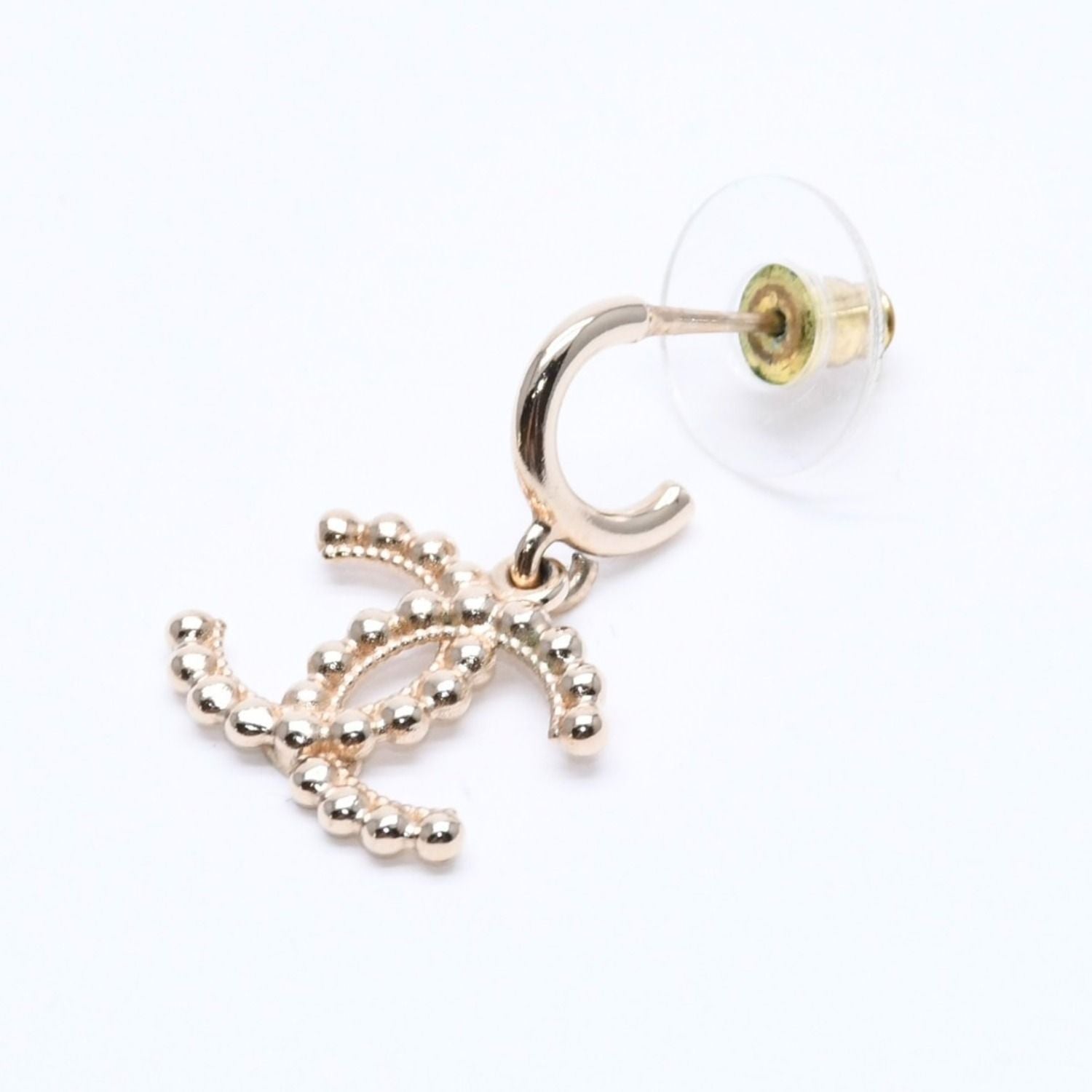 Chanel CC Logo Swing Earrings 22 — view 3