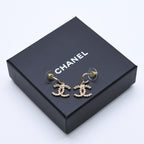 Chanel CC Logo Swing Earrings 22
