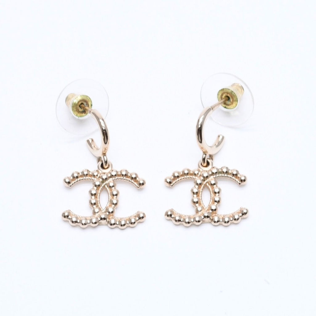Chanel CC Logo Swing Earrings 22 — view 2