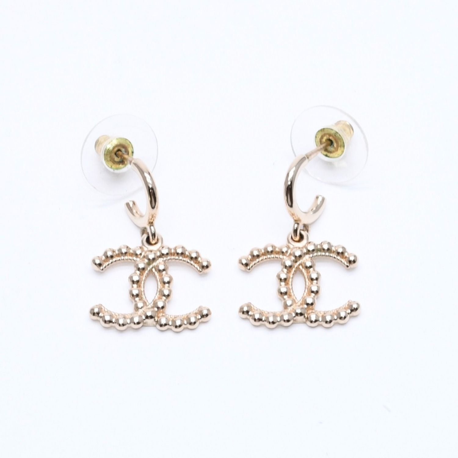 Chanel CC Logo Swing Earrings 22 — view 2