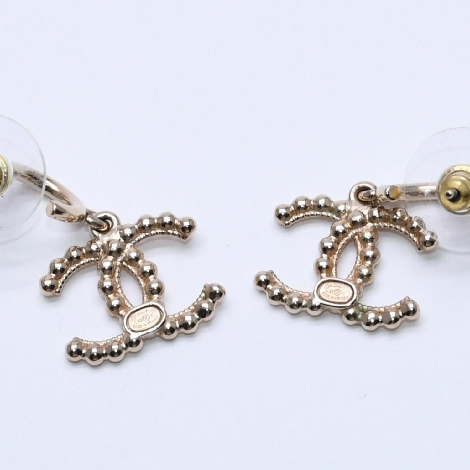 Chanel CC Logo Swing Earrings 22 — view 8