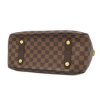 Louis Vuitton Bag Cabas Rosebery Damier Canvas Ebene Gold Shoulder Twist Lock — view 3
