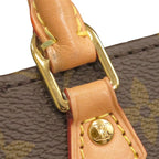 Louis Vuitton Bag Petite Sac Plat Monogram Canvas Gold Handbag — view 5