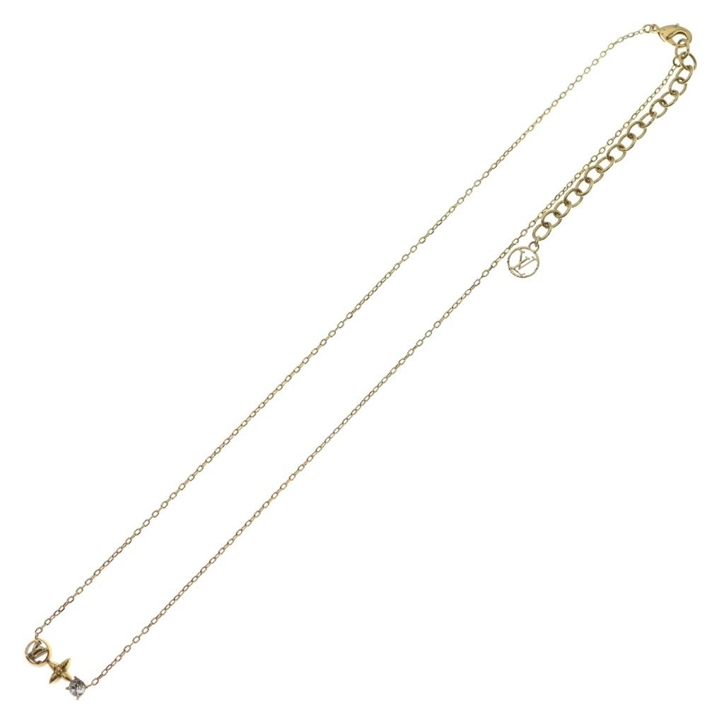 Louis Vuitton Petit Rhinestone Necklace Gold — view 2