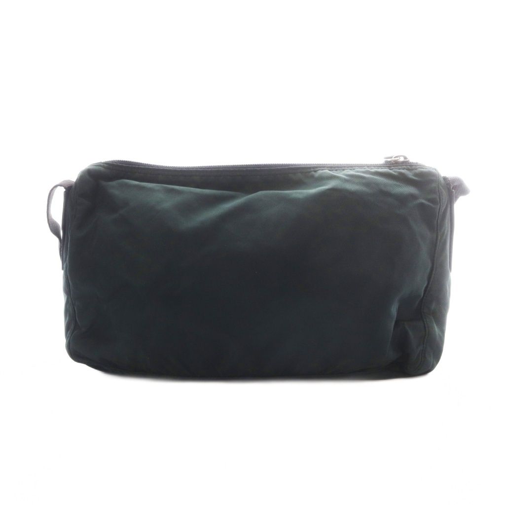 Prada Vela Shoulder Bag Dark Green Nylon RI — view 2