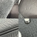 Hermes Handbag Picotin Lock MM Leather Black Silver — view 7