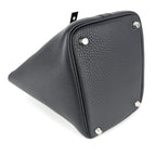 Hermes Handbag Picotin Lock PM Leather Black Silver — view 3