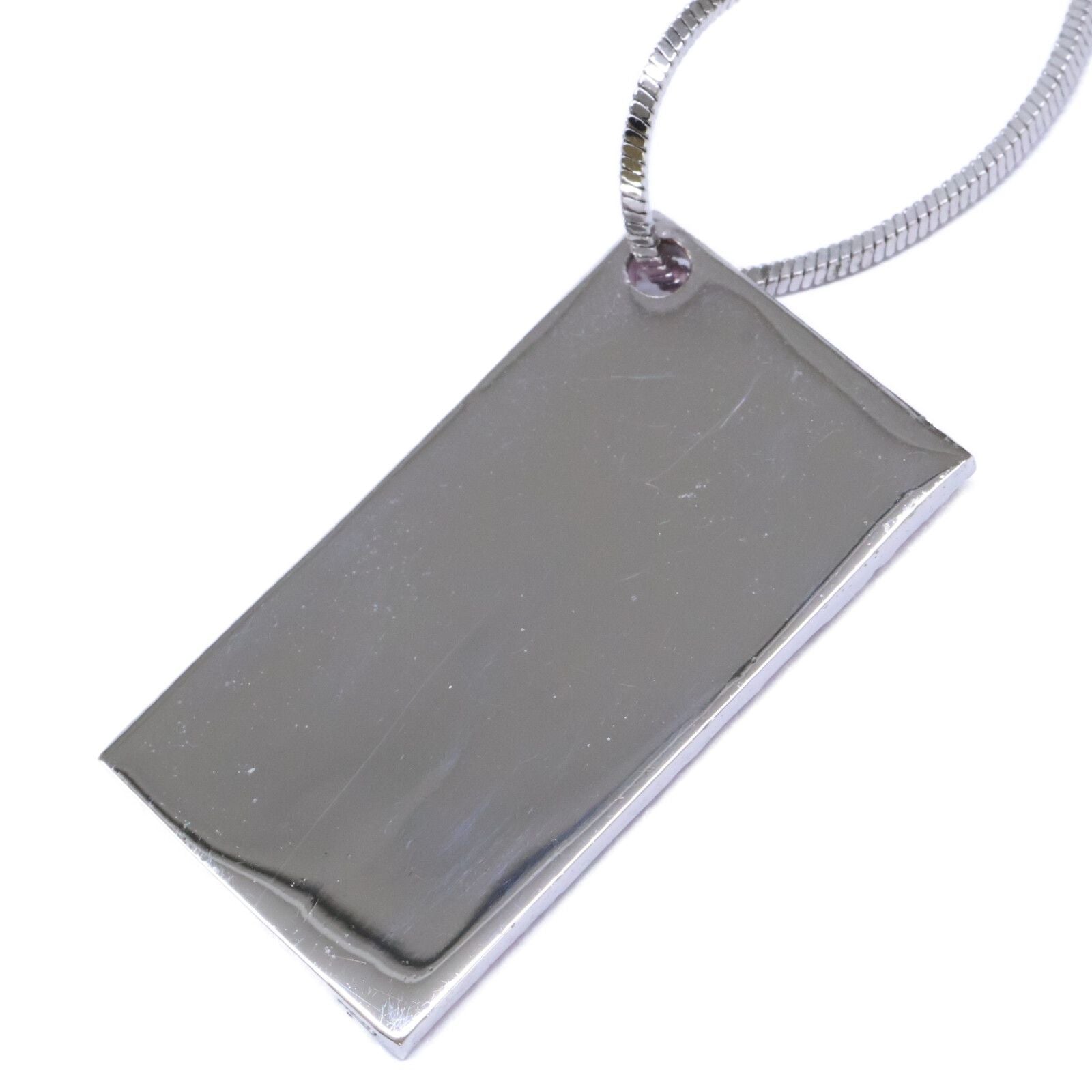 Dior Trotter Plate Necklace Pink — view 5