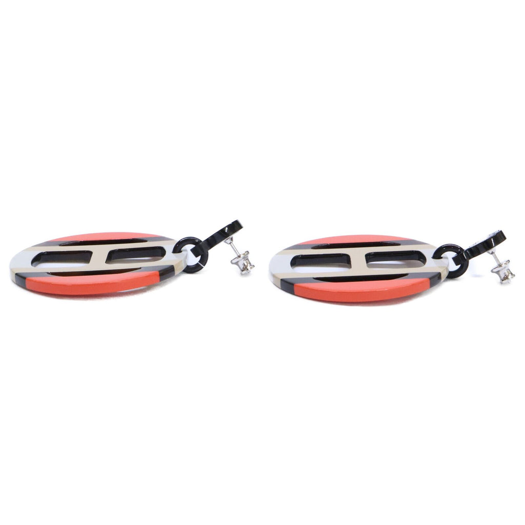 Hermes Equipe Earring Gray — view 2