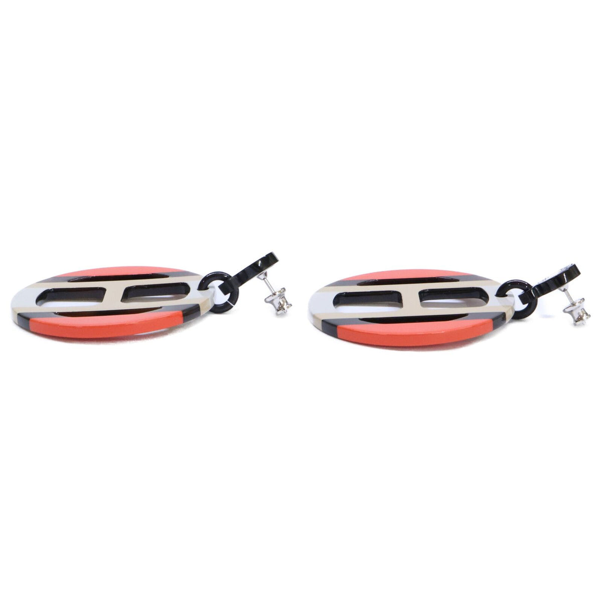 Hermes Equipe Earring Gray — view 2