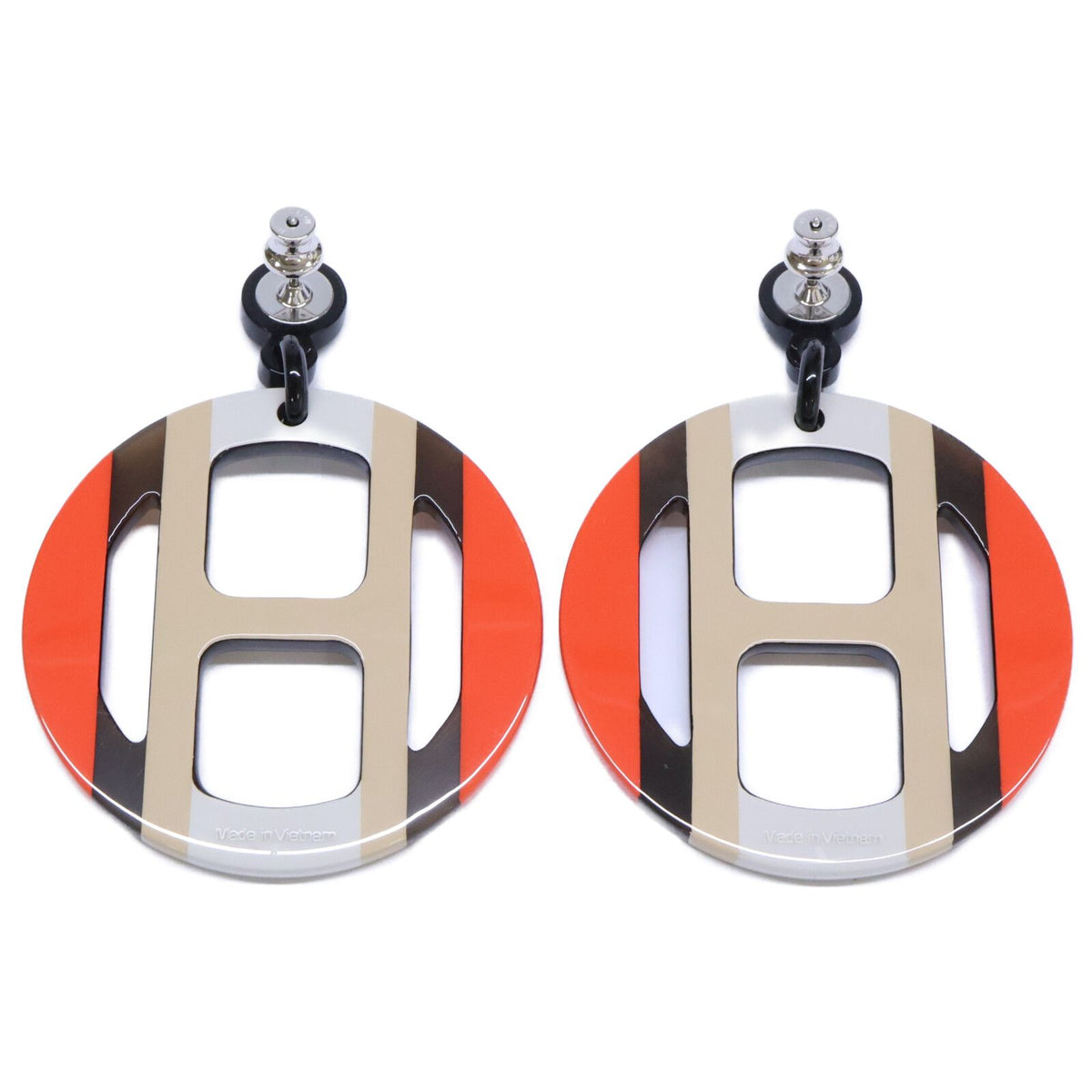 Hermes Equipe Earring Gray — view 6