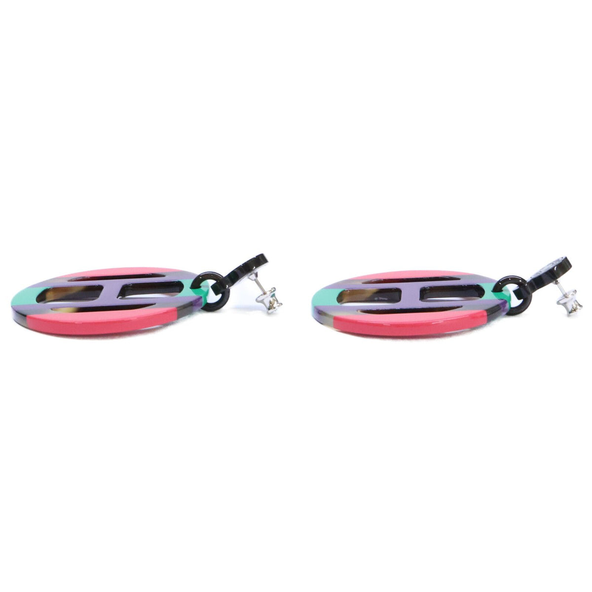 Hermes Equipe Earring Purple — view 2