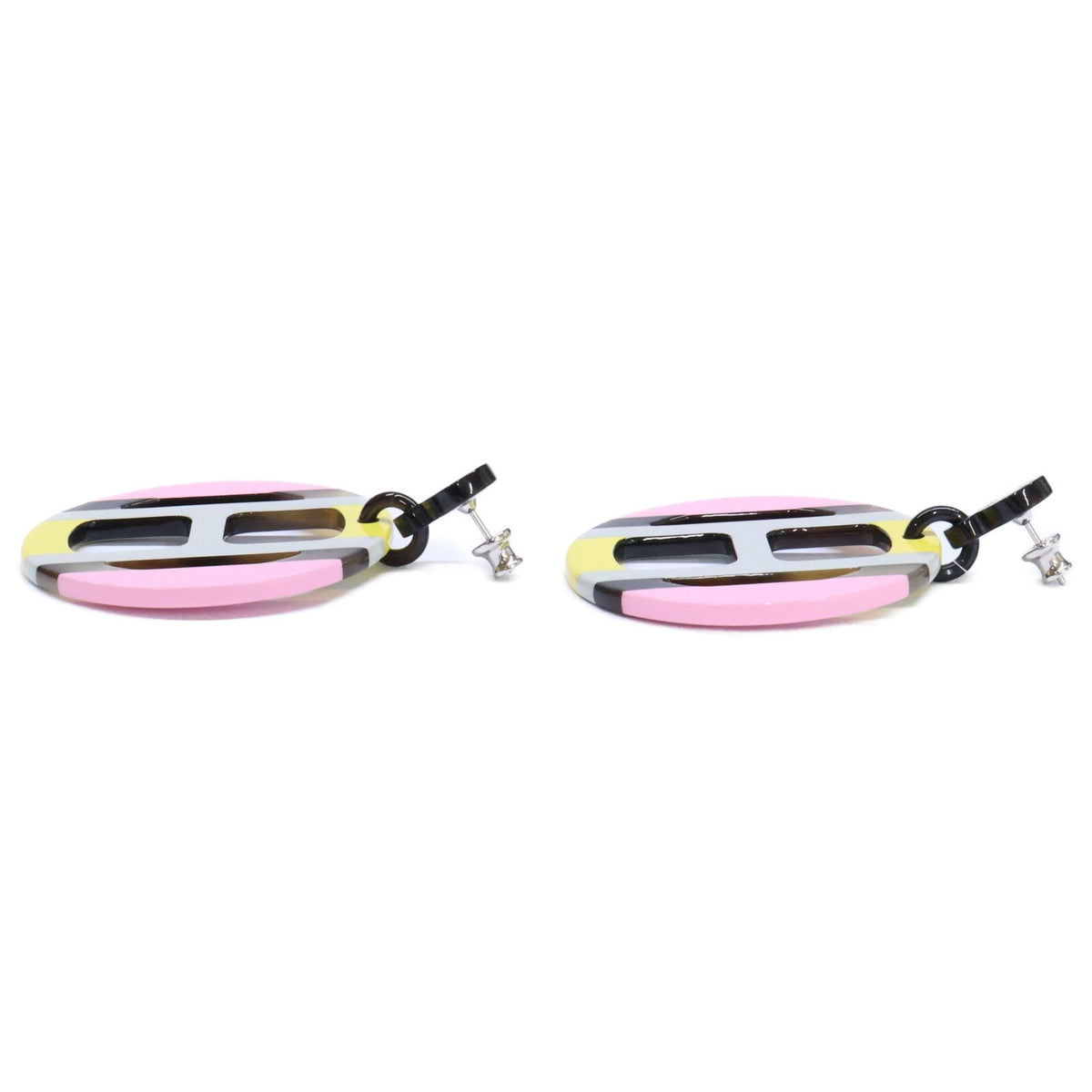 Hermes Equipe Earring Gray — view 2