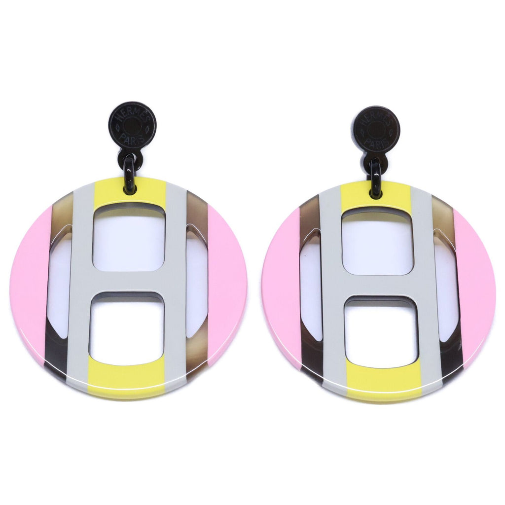 Hermes Equipe Earring Gray