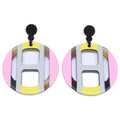 Hermes Equipe Earring Gray