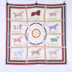 Hermes 36 Couvertures Et Tenues de Jour Horsewear Silk Carre 90 Scarf — view 2