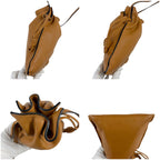 Loewe Flamenco Pocket Cross Brown Mini Shoulder Bag Nappa Leather — view 7