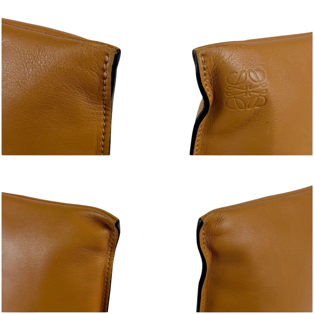 Loewe Flamenco Pocket Cross Brown Mini Shoulder Bag Nappa Leather — view 6
