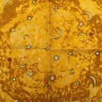 Hermes Carre 45 Petit L'annee Des Etoiles Age of Stars Scarf Brown Black — view 3
