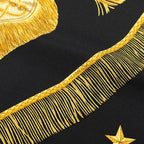 Hermes Carre 90 Poste Et Cavalerie Saber Bag Scarf Black Silk — view 5