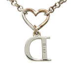 Dior Chain Pendant Silver Metal Rhinestone — view 3