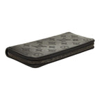 Louis Vuitton Monogram Shadow Zippy Wallet Vertical Black Leather — view 4