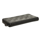 Louis Vuitton Monogram Shadow Zippy Wallet Vertical Black Leather — view 5