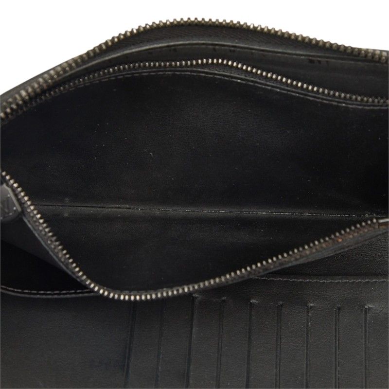 Louis Vuitton Monogram Shadow Zippy Wallet Vertical Black Leather — view 7