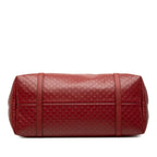 Gucci Micro Guccissima Tote Shoulder Bag Red Leather — view 3