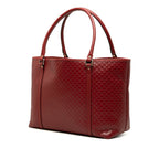 Gucci Micro Guccissima Tote Shoulder Bag Red Leather — view 2