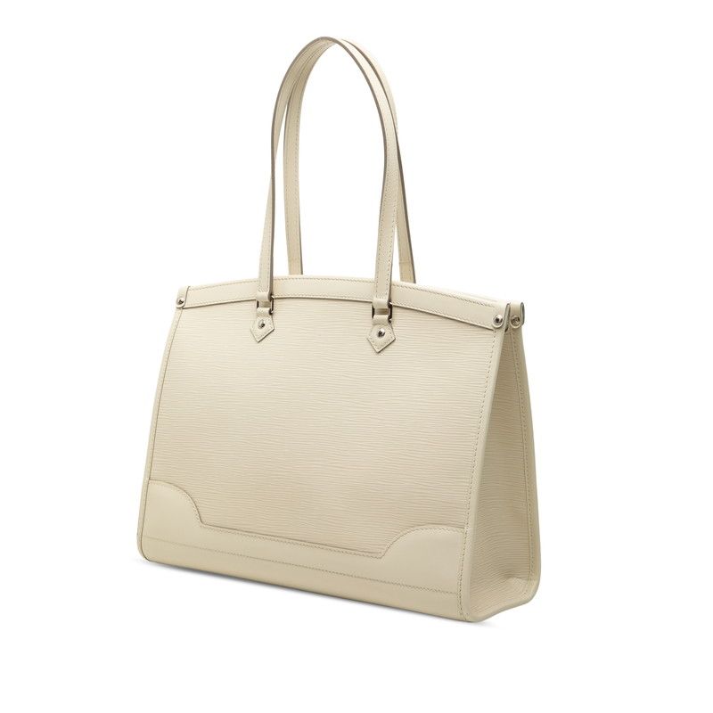Louis Vuitton Epi Madeleine GM Tote Bag Yvoire White Leather — view 2