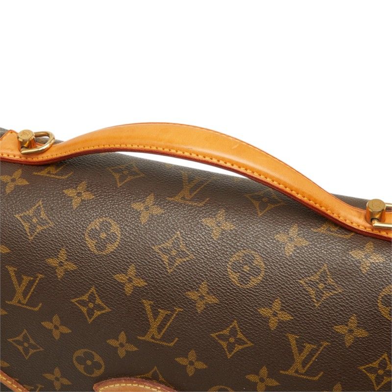 Louis Vuitton Monogram Beverly Business Shoulder Bag Brown Leather — view 8