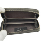 Chanel Quilted CC Logo Coin Purse Gray Lambskin — view 6