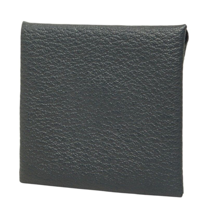 Hermes Bastia Coin Purse Gray Chevre — view 2