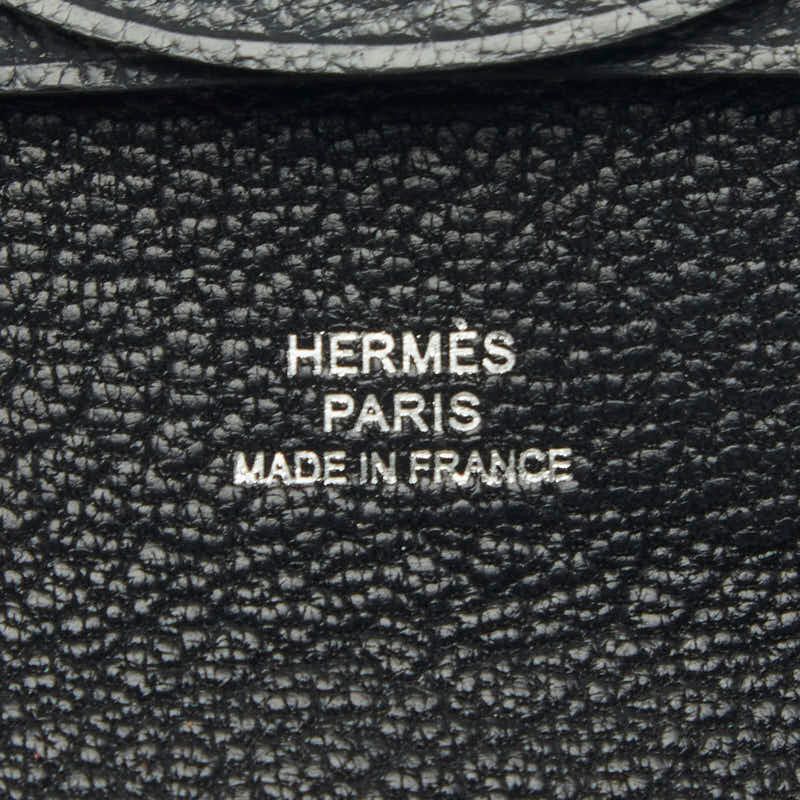Hermes Bastia Coin Purse Gray Chevre — view 8