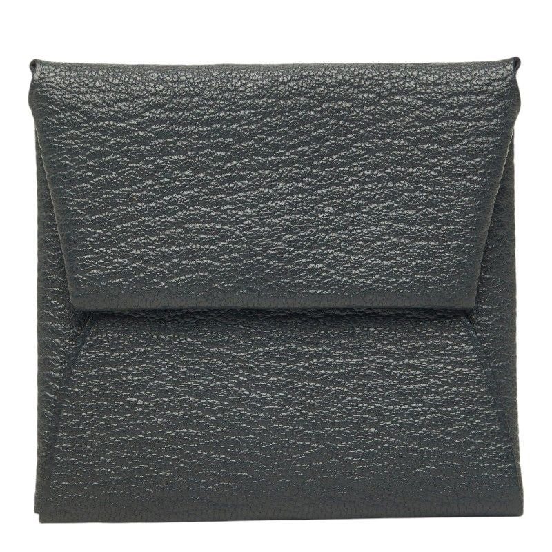 Hermes Bastia Coin Purse Gray Chevre
