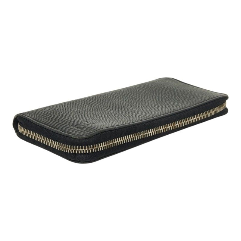 Louis Vuitton Epi Zippy Wallet Vertical Zip Around Noir Black Leather — view 4