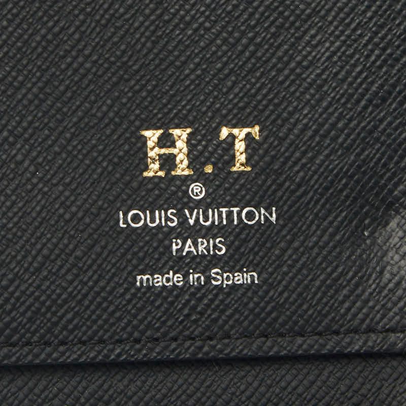 Louis Vuitton Epi Zippy Wallet Vertical Zip Around Noir Black Leather — view 8