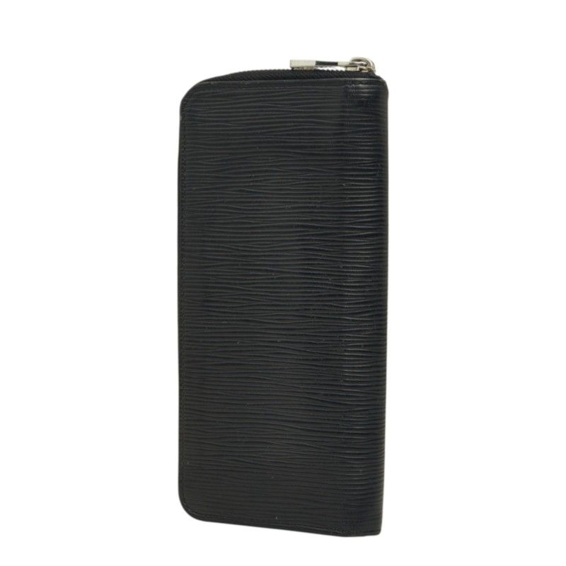 Louis Vuitton Epi Zippy Wallet Vertical Zip Around Noir Black Leather — view 2