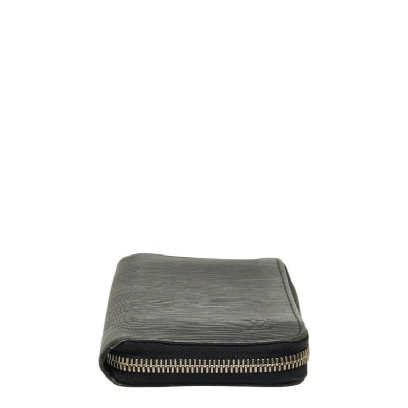 Louis Vuitton Epi Zippy Wallet Vertical Zip Around Noir Black Leather — view 3