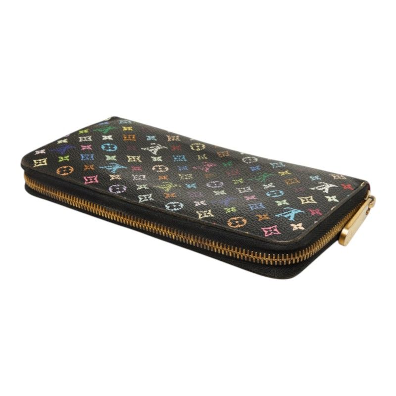 Louis Vuitton Monogram Zippy Wallet Black Multicolor — view 4