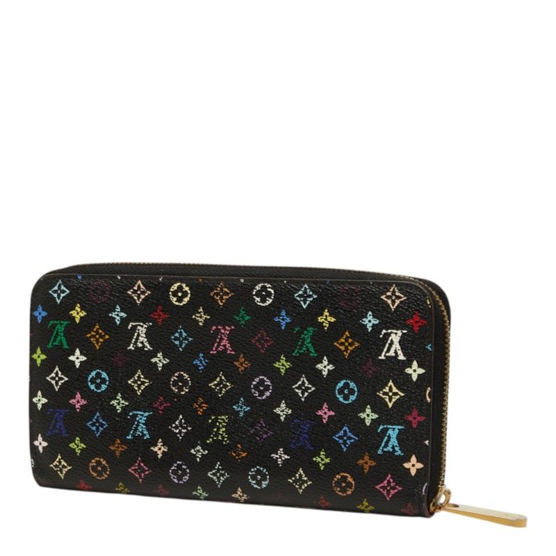Louis Vuitton Monogram Zippy Wallet Black Multicolor — view 2